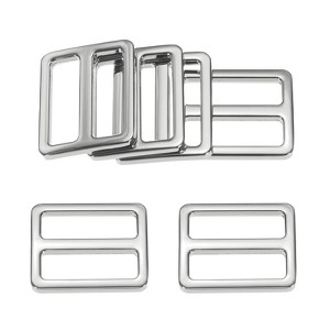 Unique Bargains Zinc Alloy Durable Multipurpose Tri Glide Metal Buckles for Bags 6 Pcs - 1 of 4