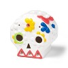 Día de Muertos Craft Lit Ceramic Sugar Skull - Mondo Llama™ - 3 of 3