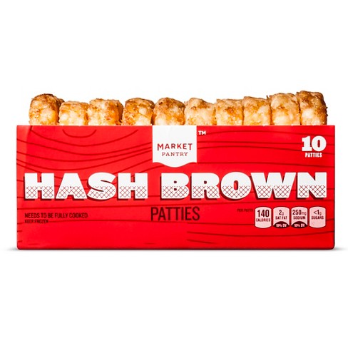 Hash Brown Frozen Patties 10ct Market Pantry Target
