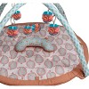 Bacati - Baby Activity Gyms & Playmats (Paisley Isabella, Coral/Aqua) - 4 of 4