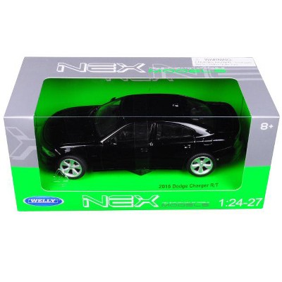 2016 Dodge Charger R/T Black "NEX Models" 1/24-1/27 Diecast Model Car by Welly