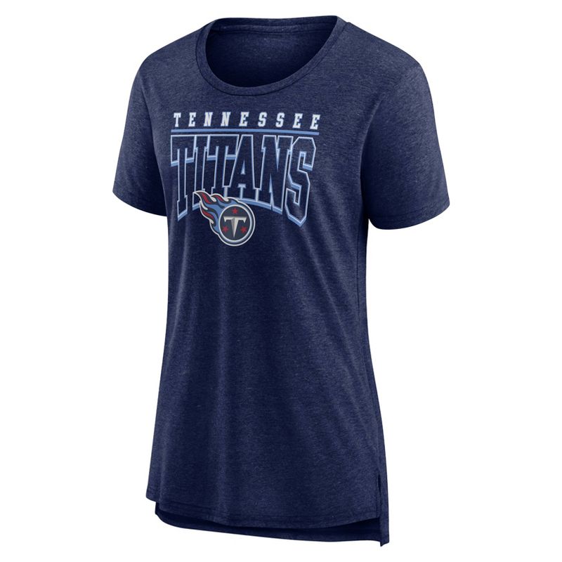 NFL Tennessee Titans Women&#39;s Champ Caliber Heather Short Sleeve Scoop Neck Triblend T-Shirt, 2 of 4