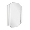 Howard Elliott Beveled Bi-Fold Vanity Mirror: Modern Rectangle, Wall Mount, MDF Frame, 32x30" - image 3 of 4