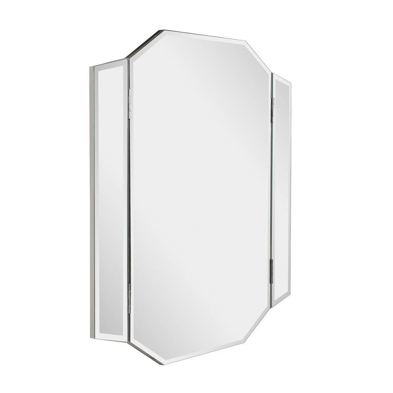 Howard Elliott Beveled Bi-Fold Vanity Mirror with Champagne Accents, 3 of 9