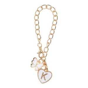 Unique Bargains Butterfly Heart Cup Chain Charm Water Cup Pendant 1 Pc - 1 of 4