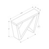 FONTOI Side Table Featuring a Base with Asymmetrical Design, Console Table for Living Room, Bedroom, Narrow Space, Entryway, White, 11.5"*32"*47.25" - 2 of 4