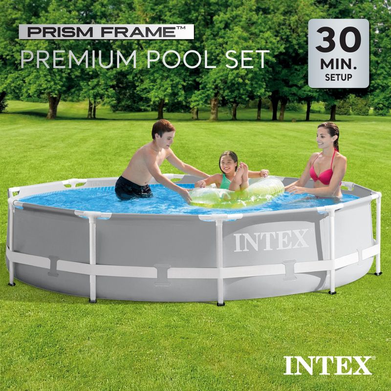 Intex Prism Frame Above Ground Swimming Pool, 4 of 8
