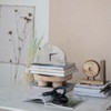 Storied Home Decorative Half Moon Marble Mantel Clock - 3 of 4