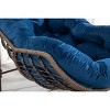 NicBex Modern Accent Chair, Living Room Chairs Rattan Rocking Chair with Padded Cushion, Recliner Chair Reading Chair for Living Room, Outdoor - 4 of 4