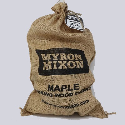 Myron Mixon Smokers BBQ Wood Chunks for Adding Flavor and Aroma to Smoking and Grilling at Home in the Backyard or Campsite 2 pounds, Maple