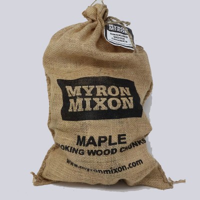 Myron Mixon Smokers BBQ Wood Chunks for Adding Flavor and Aroma to Smoking and Grilling at Home in the Backyard or Campsite 2 pounds, Maple