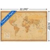 Trends International Antique World Map 2024 Unframed Wall Poster Prints - 3 of 4
