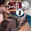 Pyle PUKT5580 21" Wooden Soprano Ukulele Beginner Kit with Digital Tuner, Strap, Finger Guide, Picks & Gig Bag – Aquila Strings - 4 of 4