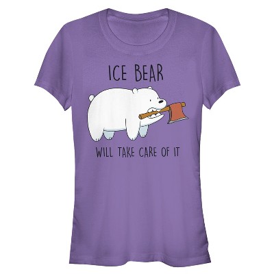 Junior's We Bare Bears Panda Internet Likes T-shirt : Target