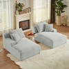 Bedroom Comfort: Fluffy, Assembled Loveseat - 2 of 4