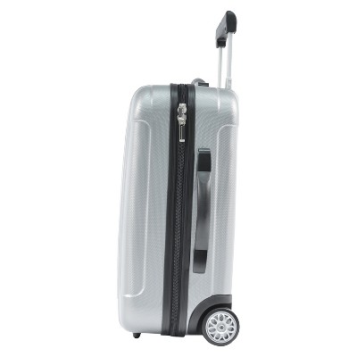 'Traveler's Choice Rome 21'' Carry On Luggage - Silver, Size: Small'
