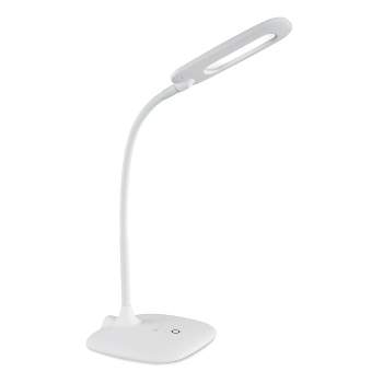 Wellness Series Flexible Soft Touch Desk Lamp (Includes LED Light Bulb) White - OttLite