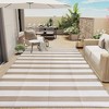 MOEPISY 10ft Offset Patio Umbrella with 360° Rotation - Heavy Duty Cantilever, Sand Dune - 3 of 4