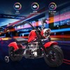 Kids Electric Off-Road Dirt Bike,36V Motorcycle with Top Speed of 16.5 Mph, Spring Suspension, Led Lights, Music Player, for Teens - 2 of 4