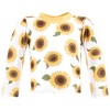 Hudson Baby Girls Swim Rashguard Set, Sunflower - image 3 of 4