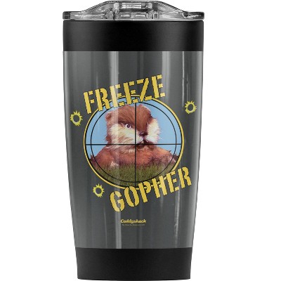 Caddyshack Freeze Gopher Steel Tumbler 20oz Coffee Travel Mug