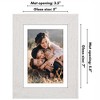 Americanflat Wide Molding Picture Frame with Mat - 2 of 4