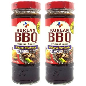 CJ Korean BBQ Sauce Bulgogi Marinade 17.6 Oz. (Pack of 2) - 1 of 4