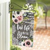 Evergreen Farmhouse Bloom Garden Linen Flag 12.5 x 18 Inches Indoor Outdoor Decor - 2 of 2