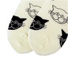 Black and White Cat Pattern Socks - Classic Style (Women's Sizes Adult Medium) from the Sock Panda - 2 of 3