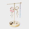 Standing Pearl Bow Jewelry Organizer - A New Day™ Gold/Ivory - 2 of 2