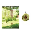 Manual Woodworkers and Weavers Bee Metal Spinner Windchime with Garden-Inspired Design and Gentle Melodic Sound - 2 of 3