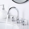 WOWOW 8 in. Widespread Double-Handle Bathroom Faucet - 3 of 4