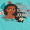 Girls' - Disney Princess - Moana Trust Your Journey Fitted Short Sleeve Graphic T-Shirt - 2 of 4
