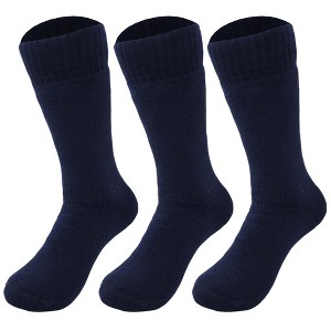 Winter Socks for Men 3 Pairs, Seamless Toe Reinforced Heel Shoe Size 8-11.5 - 1 of 4
