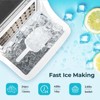 Ice Maker Machine,44lbs/24h,features self-cleaning,an easy-to-use LCD display,and a see-through lid,ideal for home,bar - 3 of 4