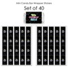 Big Dot of Happiness 80's Retro - Mini Candy Bar Wrapper Stickers - Totally 1980s Party Small Favors - 40 Count - 3 of 4