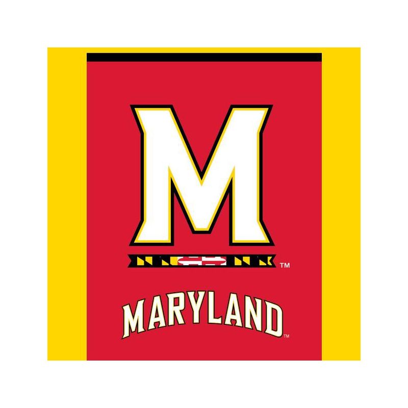 Briarwood Lane Maryland Terrapins Garden Flag NCAA Licensed 12.5" x 18", 1 of 4