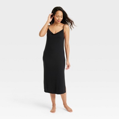 Image of Women's Beautifully Soft Chemise - Stars Above™ Black S