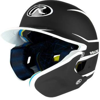 Rawlings Junior Two Tone Mach Adjust Right Hand Batter's Helmet with Adjustable Faceguard
