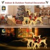 Slickblue Large Halloween Inflatable Spider, 11.8FT Lighted Yard Decoration with Glowing Eyes & Lights - 4 of 4