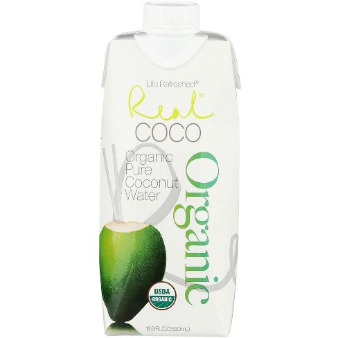 Real Coco Water Coconut Pure Organic - Case Of 12 - 16.9 Fl Oz : Target