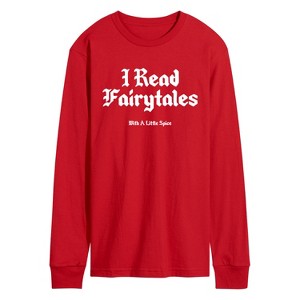 Men's - Instant Message - Read Spice Fairytales Long Sleeve Graphic T-Shirt - 1 of 3