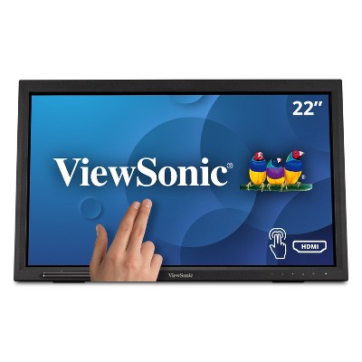 ViewSonic TD2223 22 Inch 1080p 10-Point Multi IR Touch Screen Monitor with Eye Care HDMI, VGA, DVI and USB Hub