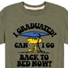Boys' - Peanuts - Woodstock I Graduated! Can I Go Back to Bed Now? Short Sleeve Graphic T-Shirt - 2 of 4