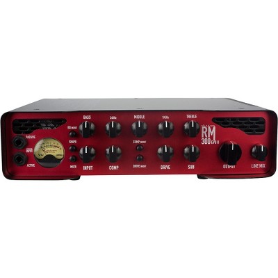 Ashdown Rootmaster RM-300 EVO II 300W Bass Amp Head Black and Red