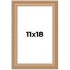 PosterPalooza | Weathered Yellow Picture Frame - UV Acrylic, Foam Board Backing, Hanging Hardware - 2 of 4
