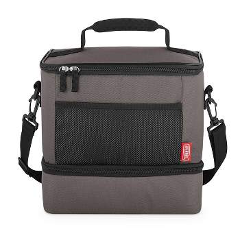 Thermos 12 Can Dual Lunch Bag - Gray