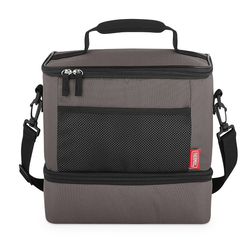 Thermos 12 Can Dual Lunch Bag - Gray, 1 of 10