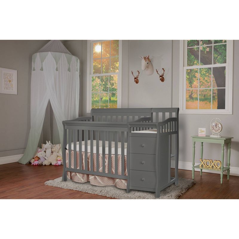 Dream On Me Jayden 4-in-1 Mini Convertible Crib and Changer, 2 of 5