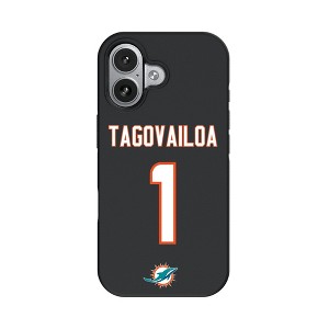NFL Miami Dolphins Players Game Tactic Bump Cell Phone Case for Apple iPhone 17 Series - 1 of 4